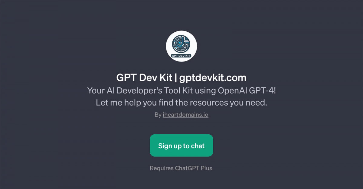 GPT Dev Kit - Aitoolz.ru