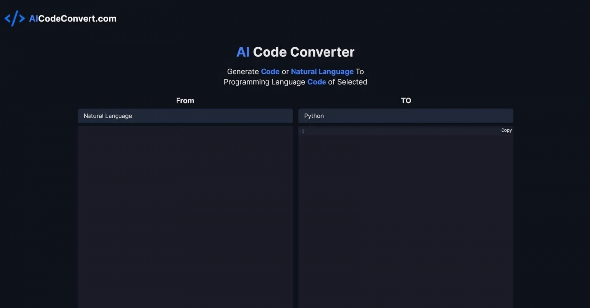 AI Code Converter - Aitoolz.ru