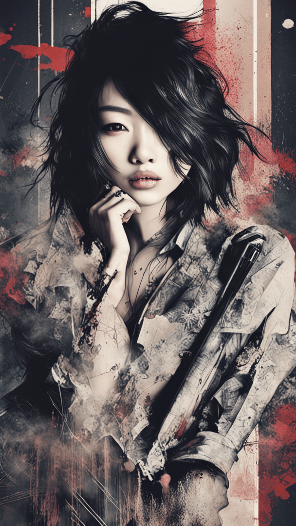 SDXL prompt: aesthetic, painterly style, modern ink,...-1
