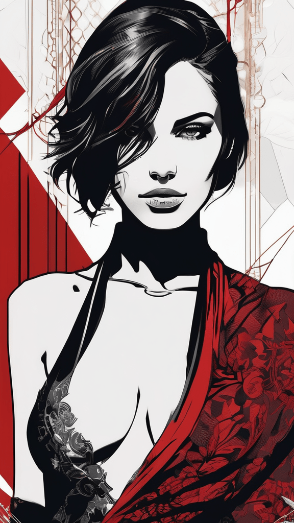 SDXL prompt: stunning half body portrait of a beautif...-0