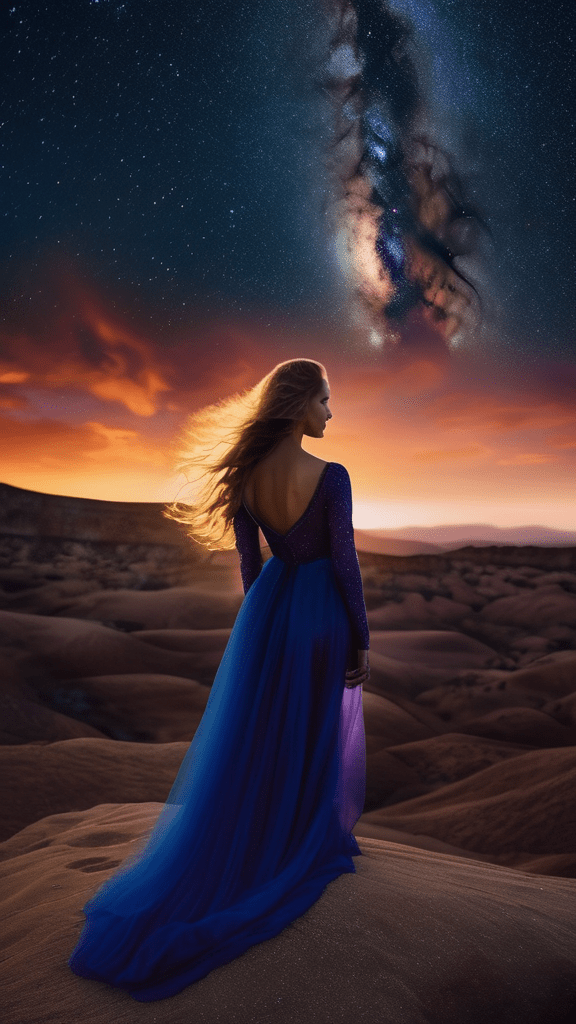 SDXL prompt: Envision a celestial being, a woman whos...-0