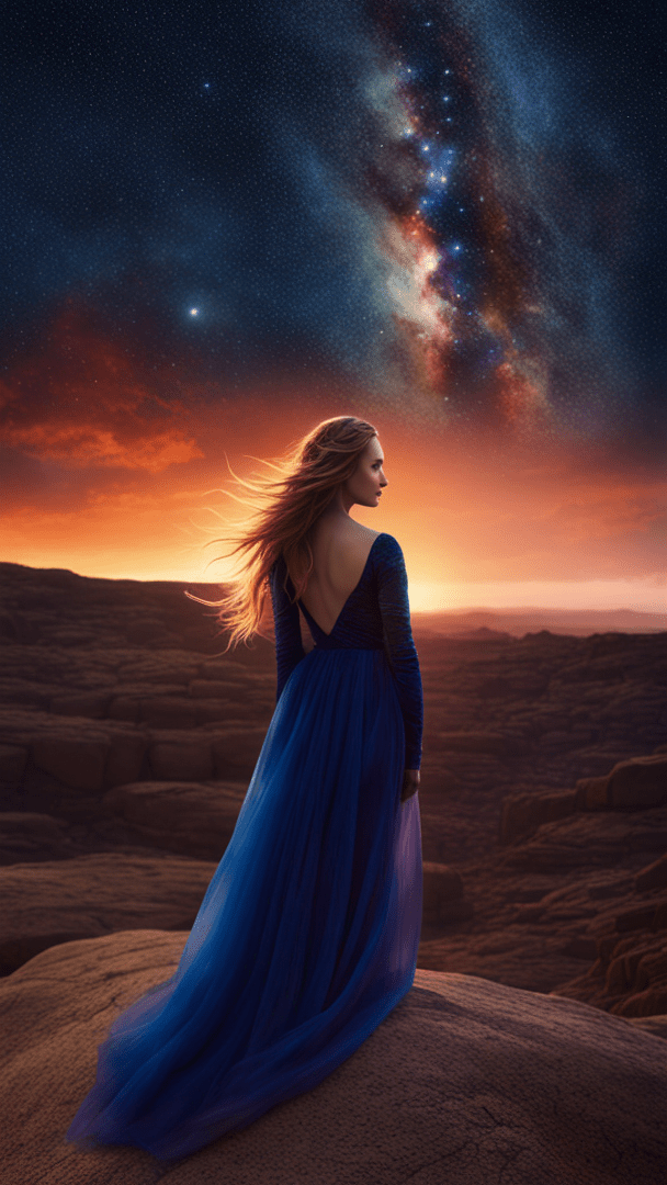 SDXL prompt: Envision a celestial being, a woman whos...-1