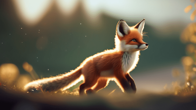 SDXL prompt: Cute and adorable cartoon fox baby rhea,...-0