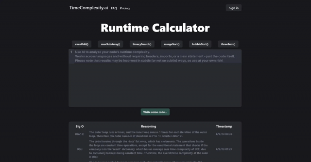 TimeComplexity