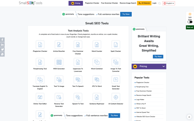 Small SEO Tools