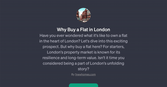 Why Buy a Flat in London