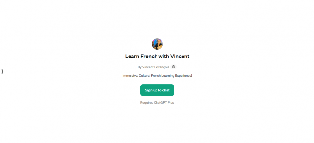 Learn French with Vincent