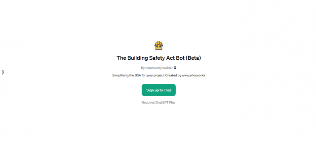 The Building Safety Act Bot (Beta)