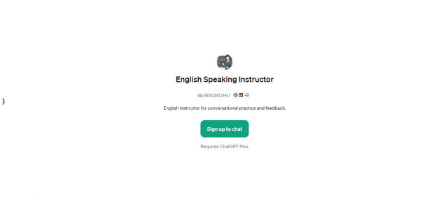 English Speaking Instructor