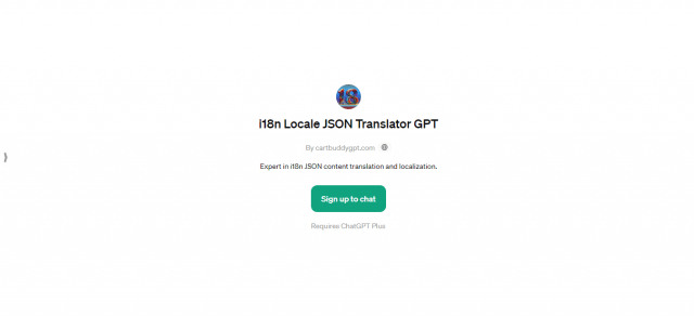 i18n Locale JSON Translator GPT