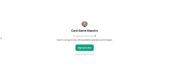 Card Game Maestro