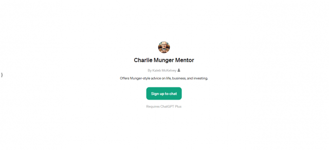 Charlie Munger Mentor