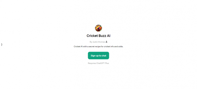 Cricket Buzz AI