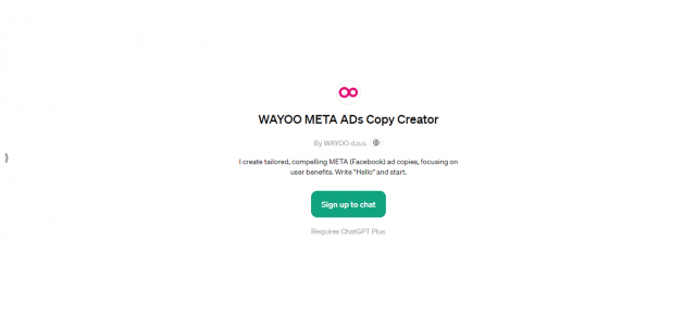 WAYOO META ADs Copy Creator