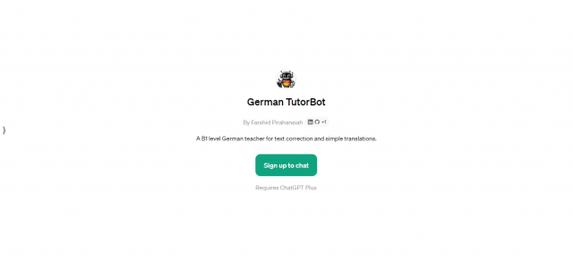 German TutorBot