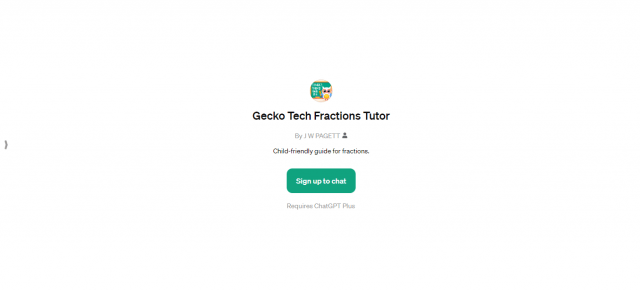 Gecko Tech Fractions Tutor