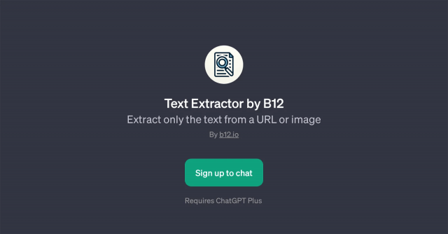 Text Extractor by B12