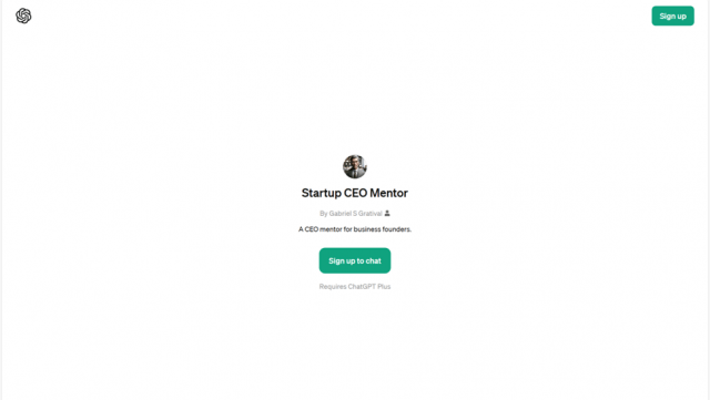 Startup CEO Mentor