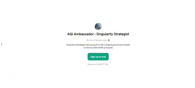 AGI Ambassador - Singularity Strategist