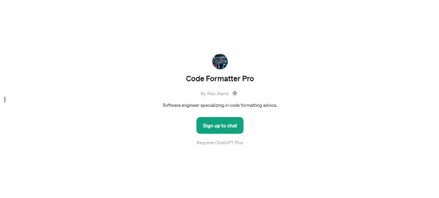 Code Formatter Pro ChatGPT Plus