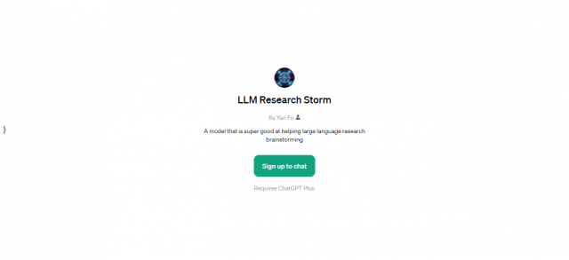 LLM Research Storm