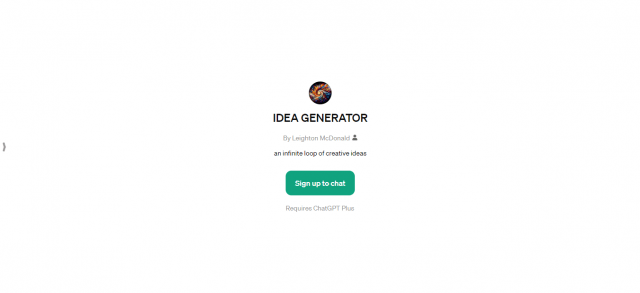 IDEA GENERATOR ChatGPT Plus