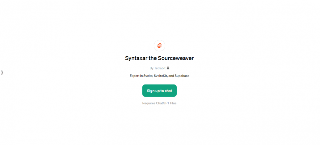 Syntaxar the Sourceweaver