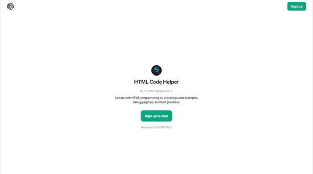 HTML Code Helper