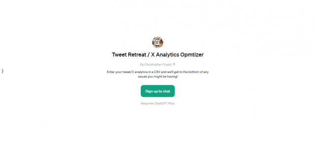 Tweet Retreat / X Analytics Opmtizer