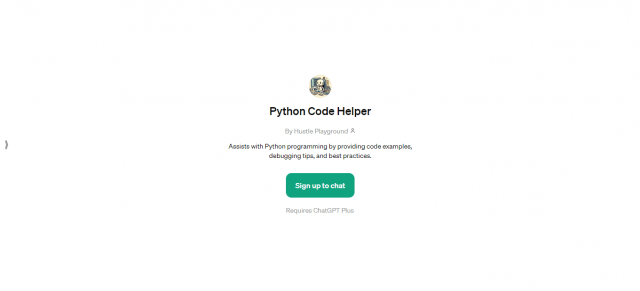 Python Code Helper