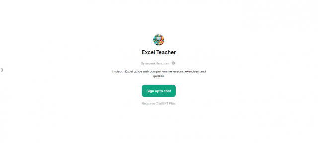 Excel Teacher