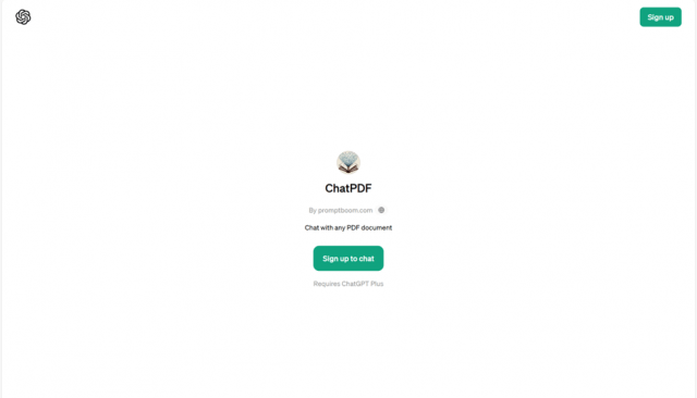 ChatPDF GPT