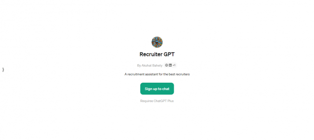 Recruiter GPT