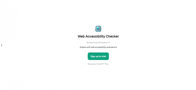 Web Accessibility Checker