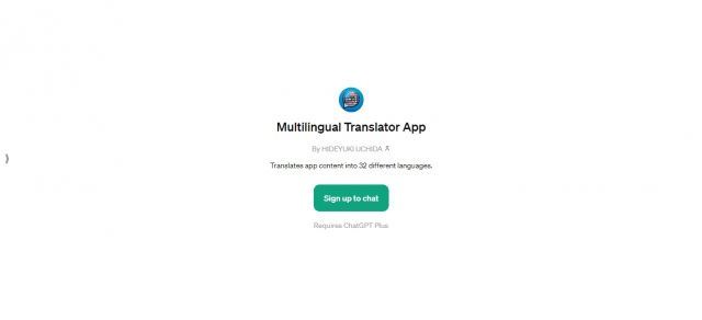 Multilingual Translator App