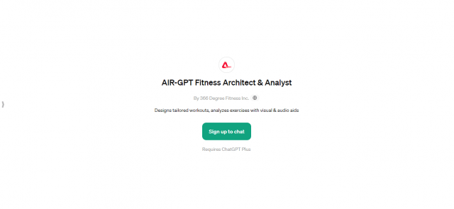 AIR-GPT Fitness Architect & Analyst