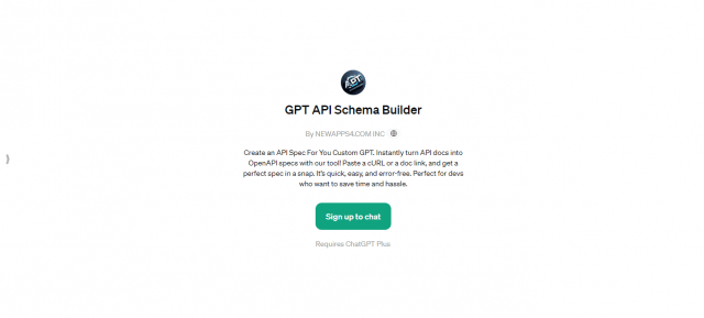 GPT API Schema Builder