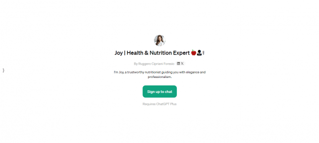 Joy | Health & Nutrition Expert