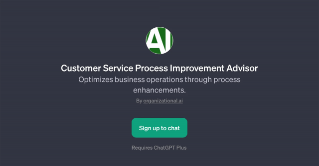Customer Service Process Improvement Advisor