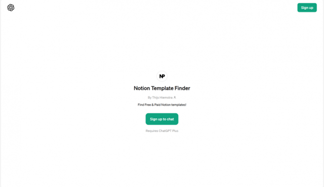 Notion Template Finder