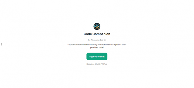 Code Companion ChatGPT Plus
