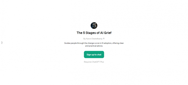 The 5 Stages of AI Grief GPT