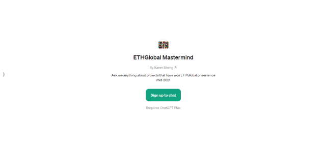 ETHGlobal Mastermind