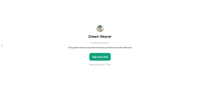 Dream Weaver ChatGPT Plus