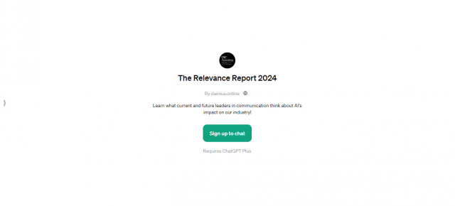 The Relevance Report 2024 GPT