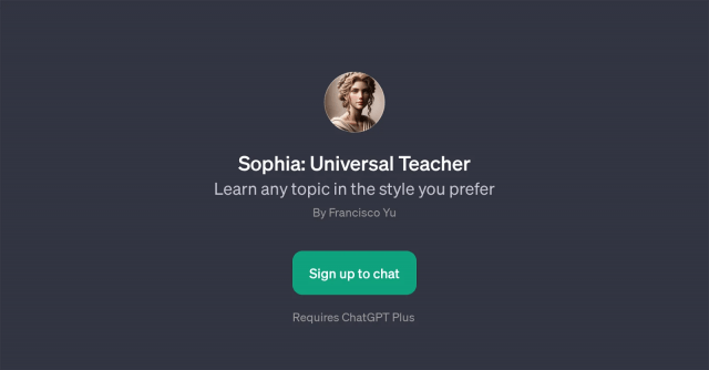 Sophia: Universal Teacher