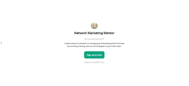 Network Marketing Mentor