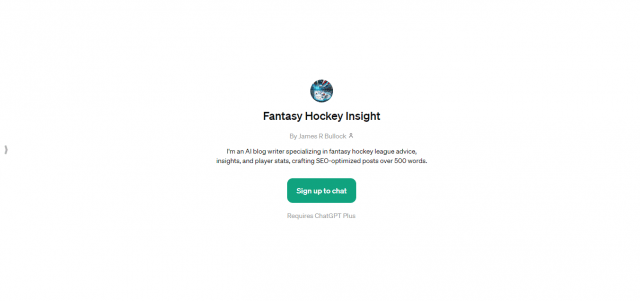 Fantasy Hockey Insight