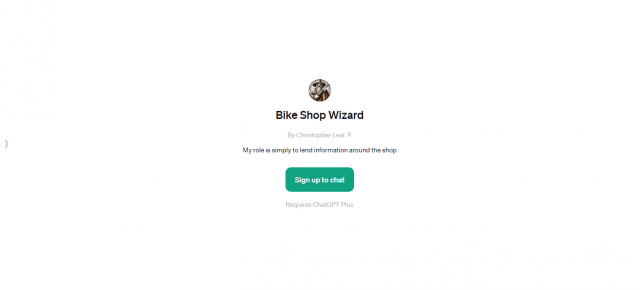 Bike Shop Wizard