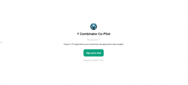 Y Combinator Co-Pilot